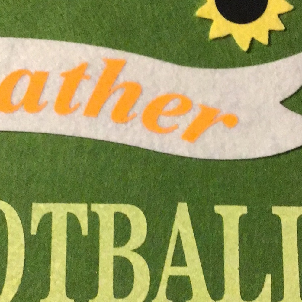 NWT Football Themed Hanging Felt Banners “Gather Football “ - Picture 2 of 2